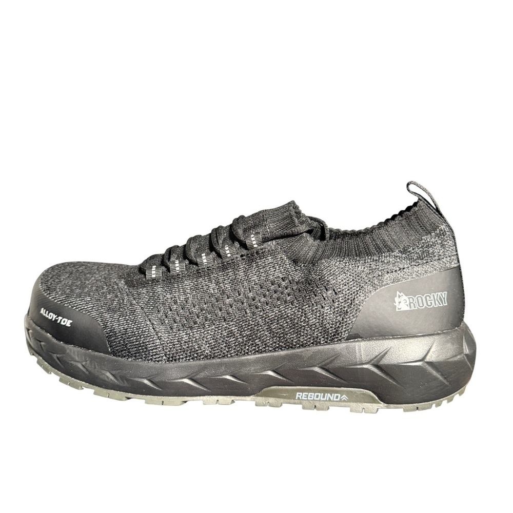 Rocky Work Shoes Composite Toe Workknit LX Mens 10W Black Alloy RKK0248 ASTM EH